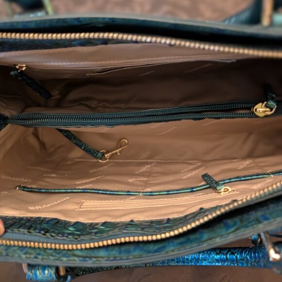 Brahmin Small Finley Bag Peacock NWT - Picture 6 of 8